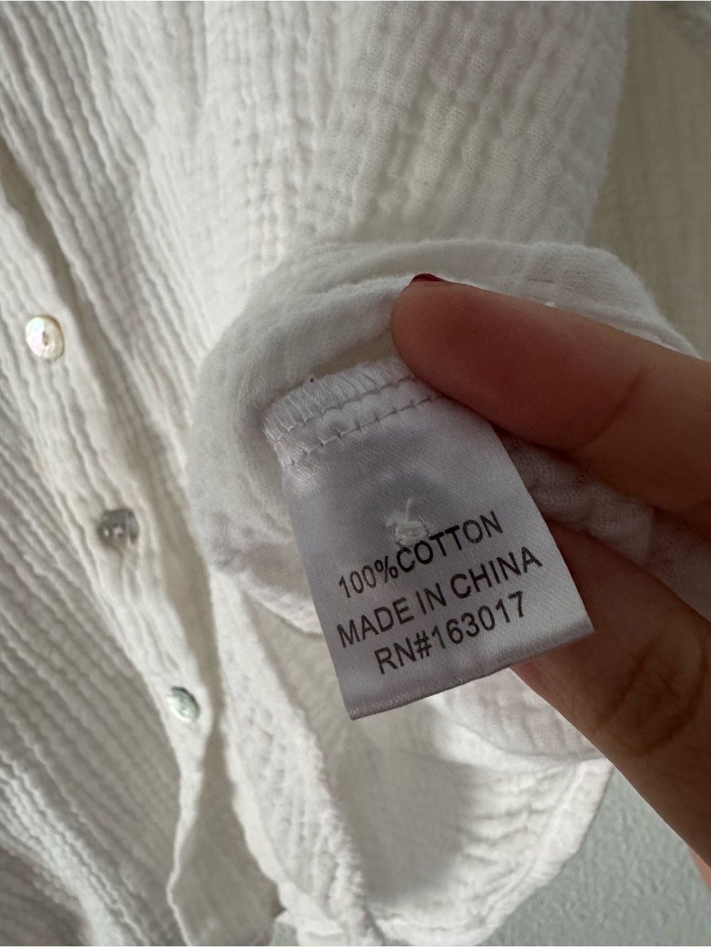 Princess Polly Mahalia White Cotton Button Up Shirt Size 8 Coastal Clean Girl - Picture 9 of 16